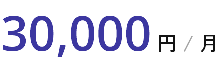30,000円 / 月